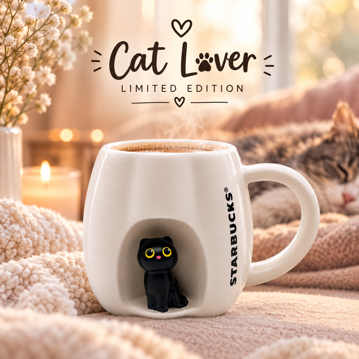 Halloween Collection Black Cat Katze limitierte Auflage