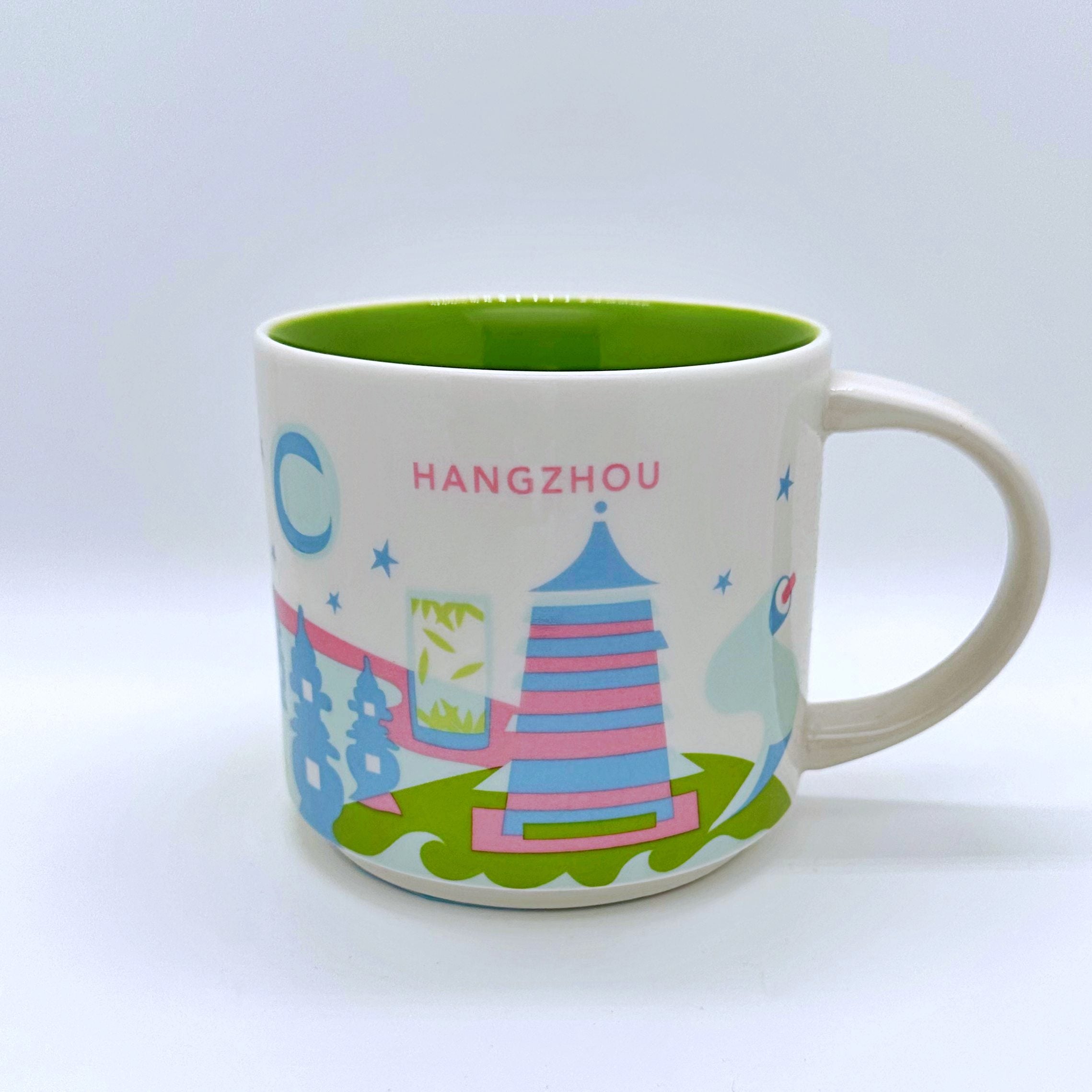 Hangzhou City Kaffee Tasse