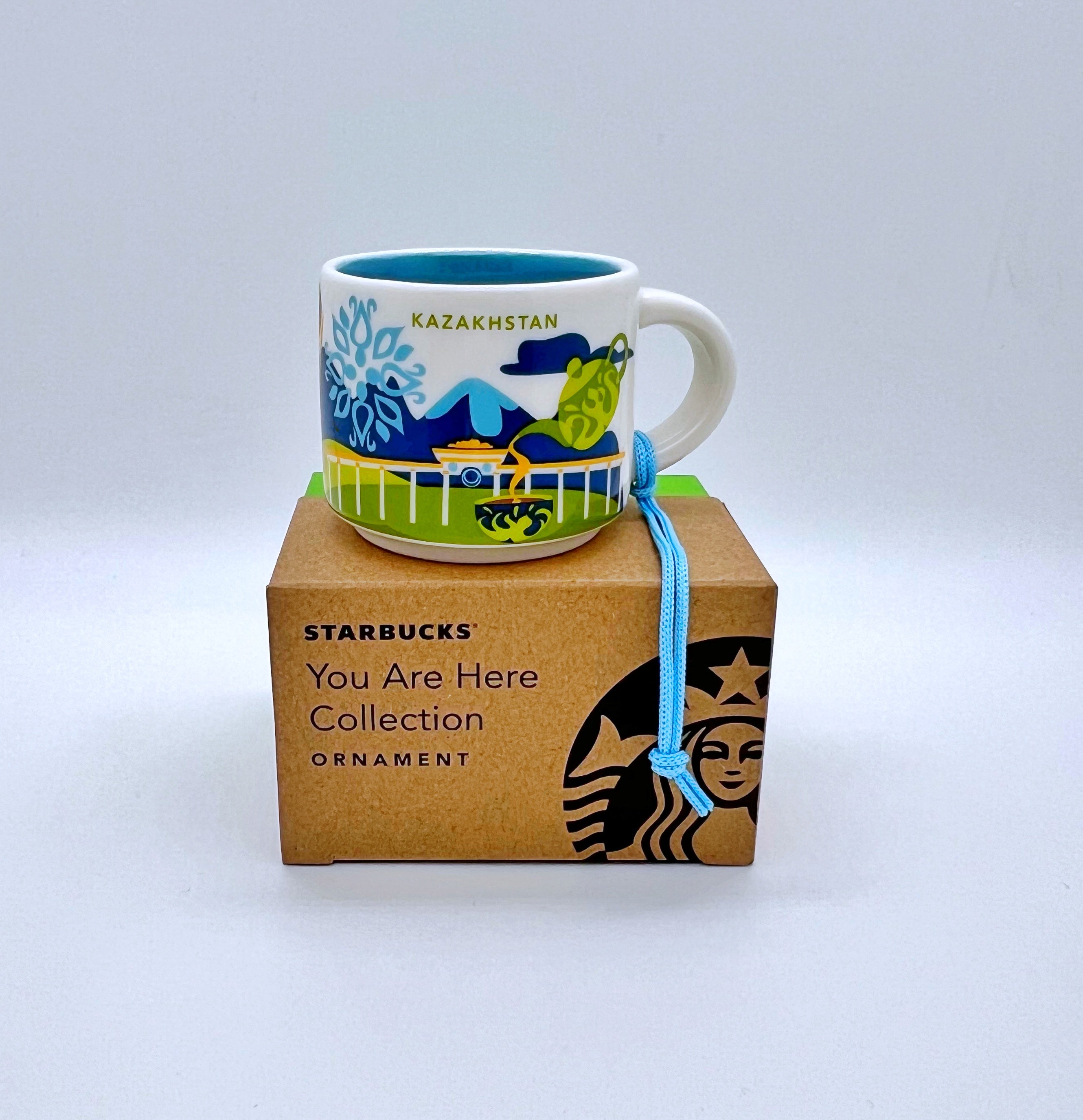 Kazakhstan Espresso Kaffeetasse Ornament