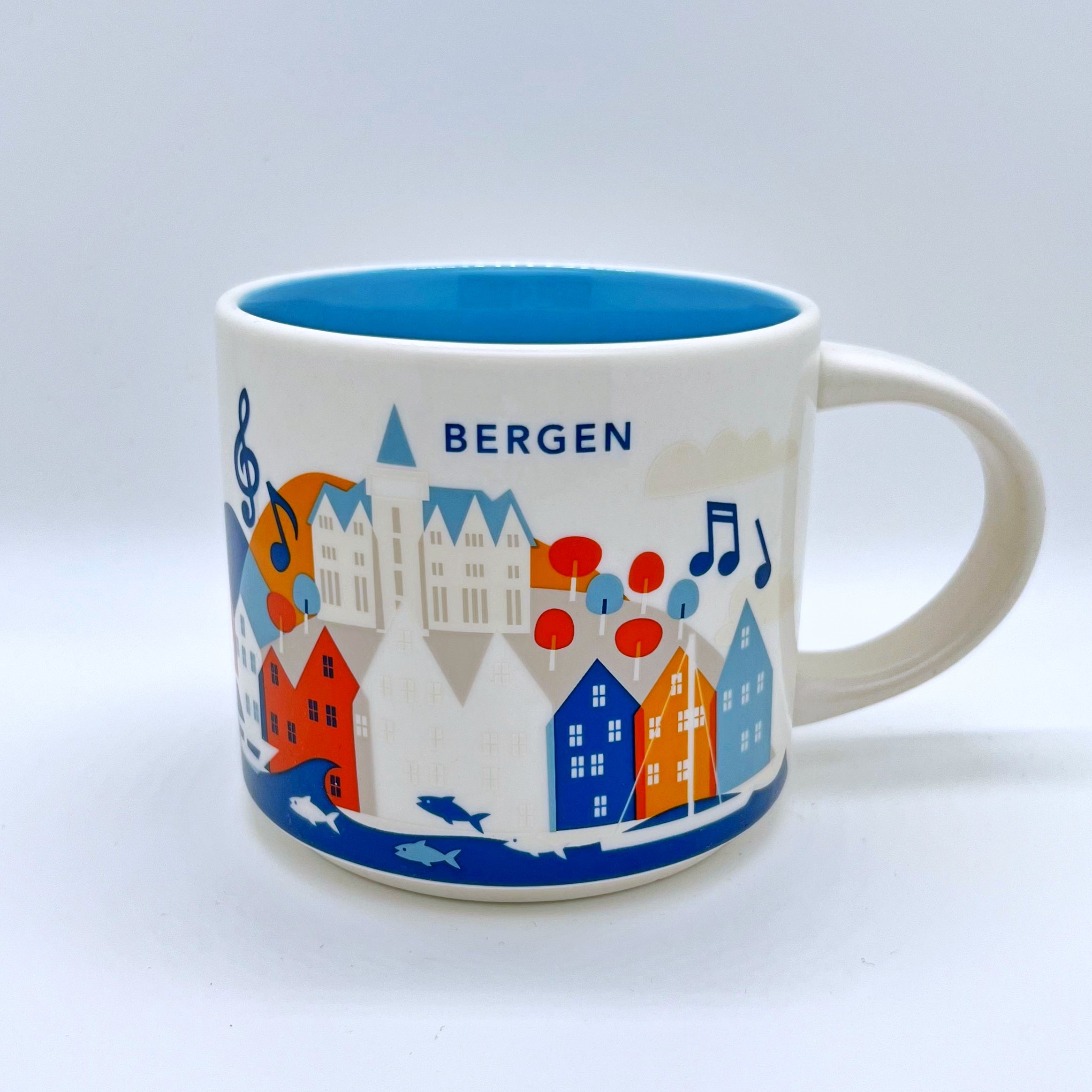 Starbucks 🇳🇴 BERGEN City Kaffee Tasse - The Coffee Mug Shop