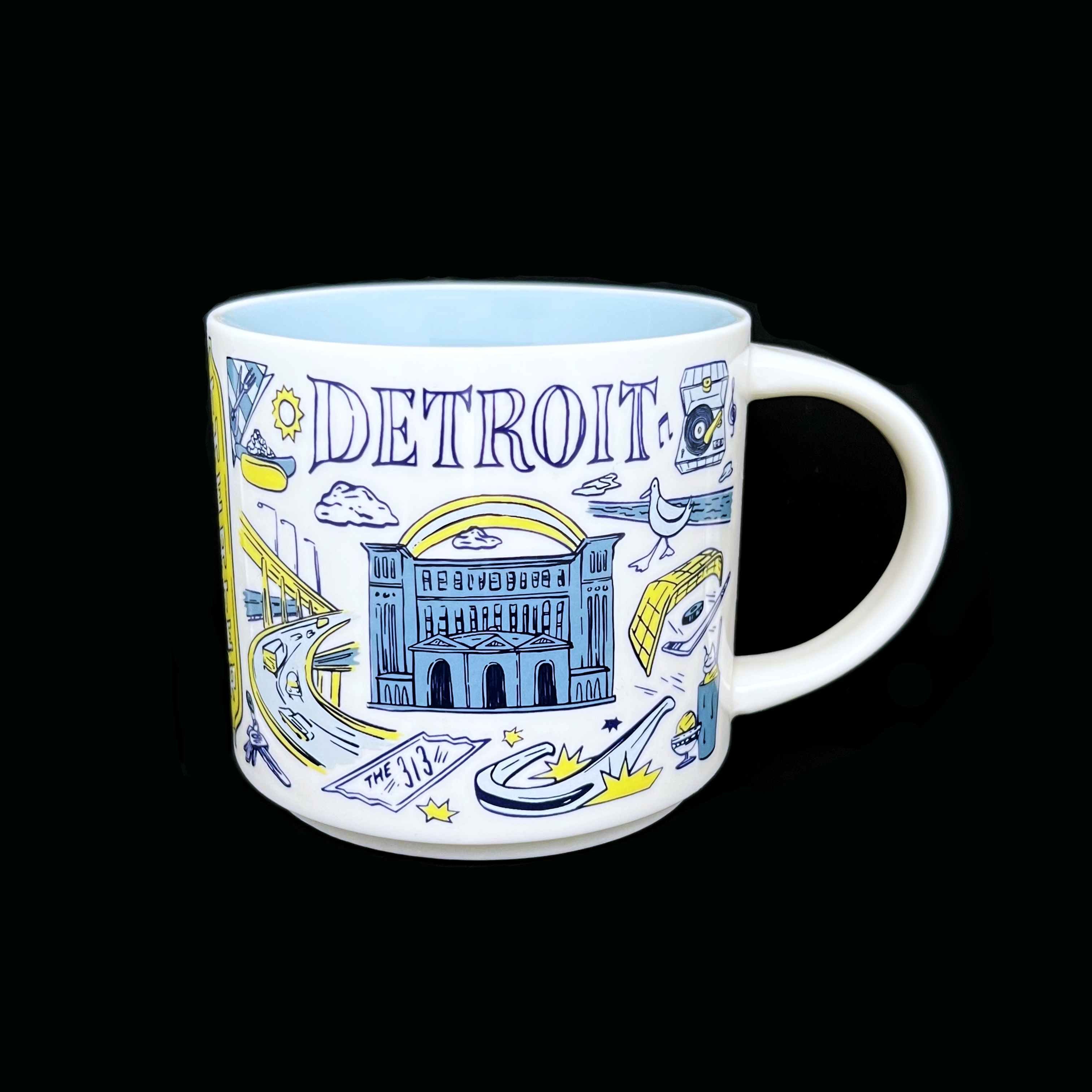 Starbucks 🇺🇸 DETROIT (V.2) City Kaffee Tasse - The Coffee Mug Shop