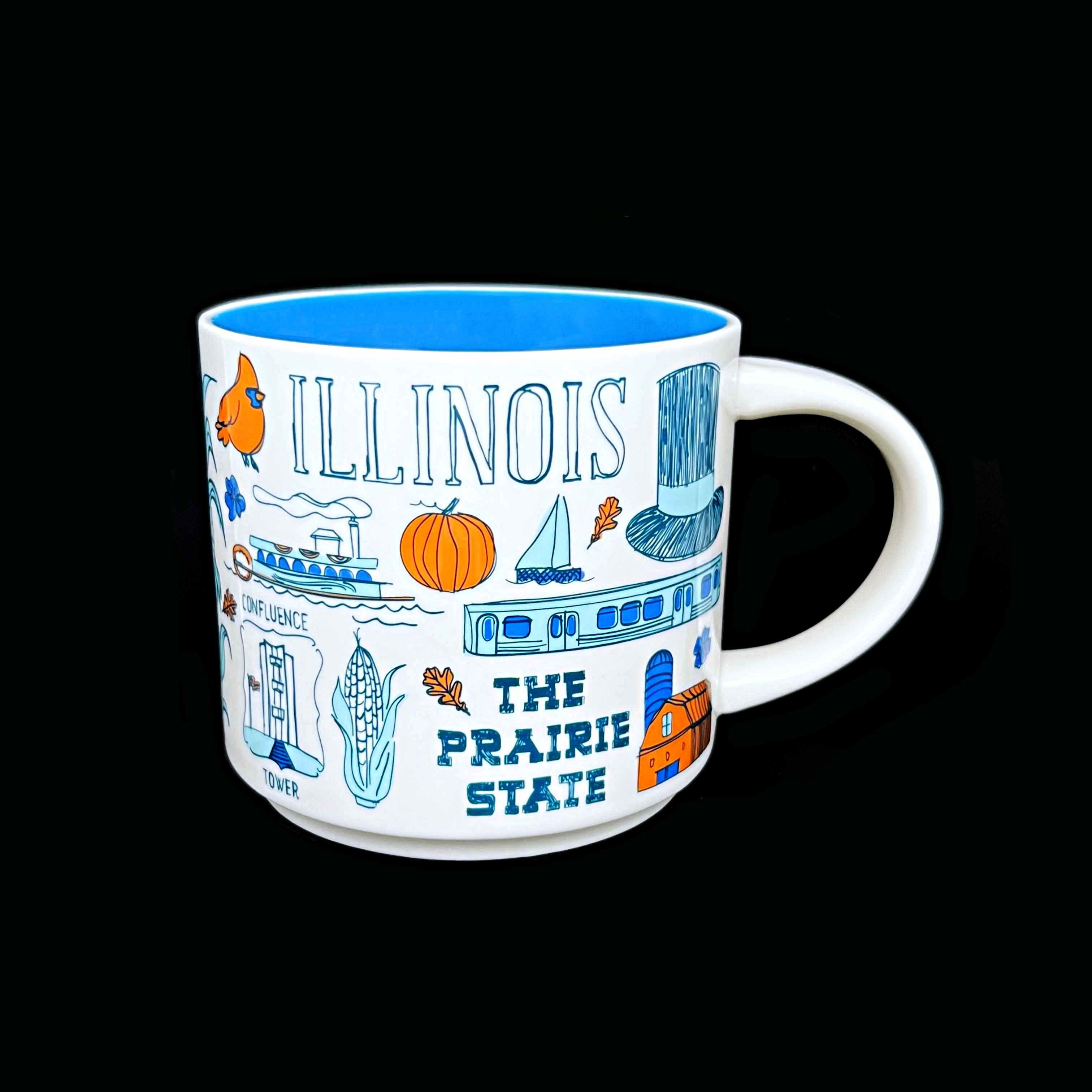 Starbucks 🇺🇸 ILLINOIS (V.1) City Kaffee Tasse - The Coffee Mug Shop