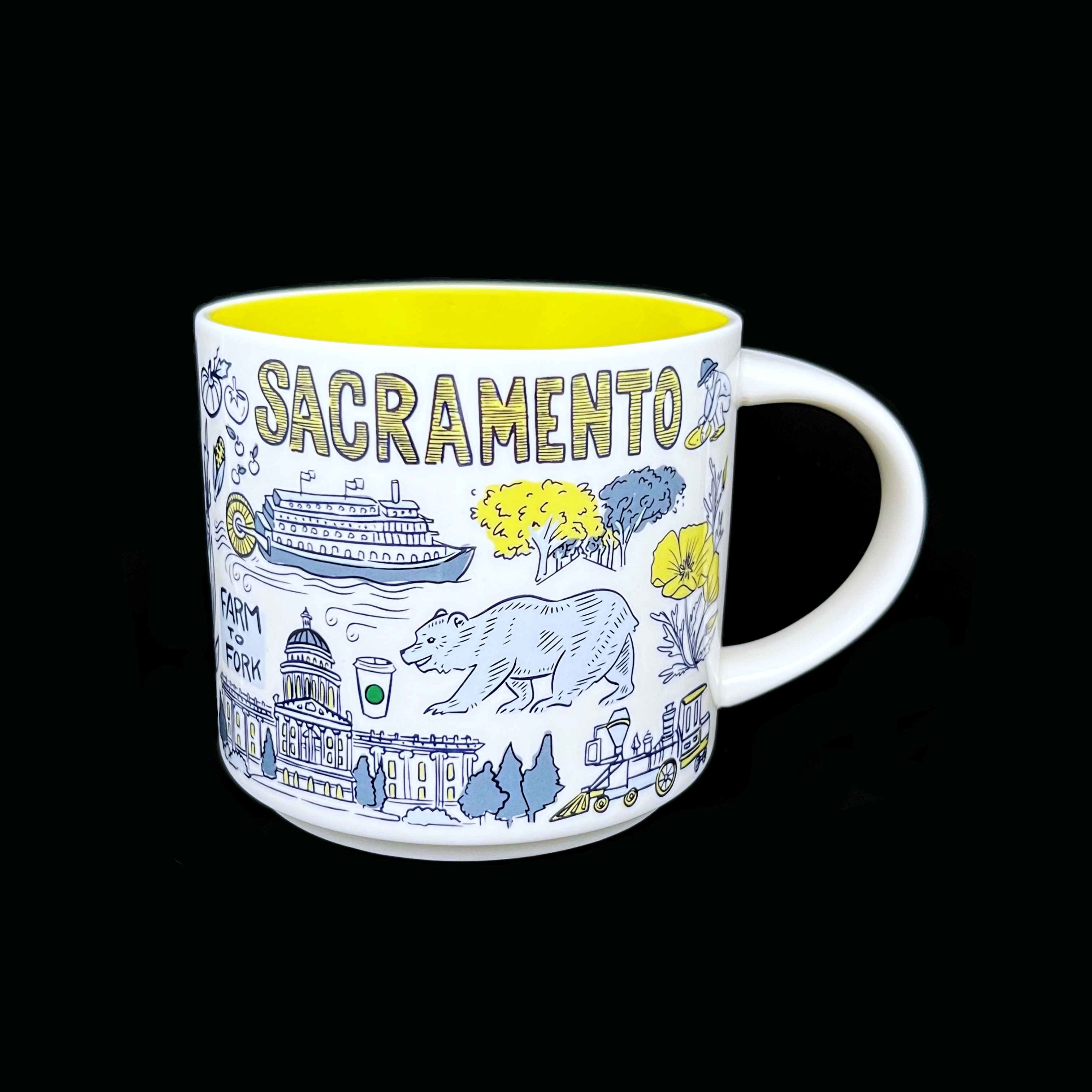 Starbucks 🇺🇸 SACRAMENTO City Kaffee Tasse - The Coffee Mug Shop