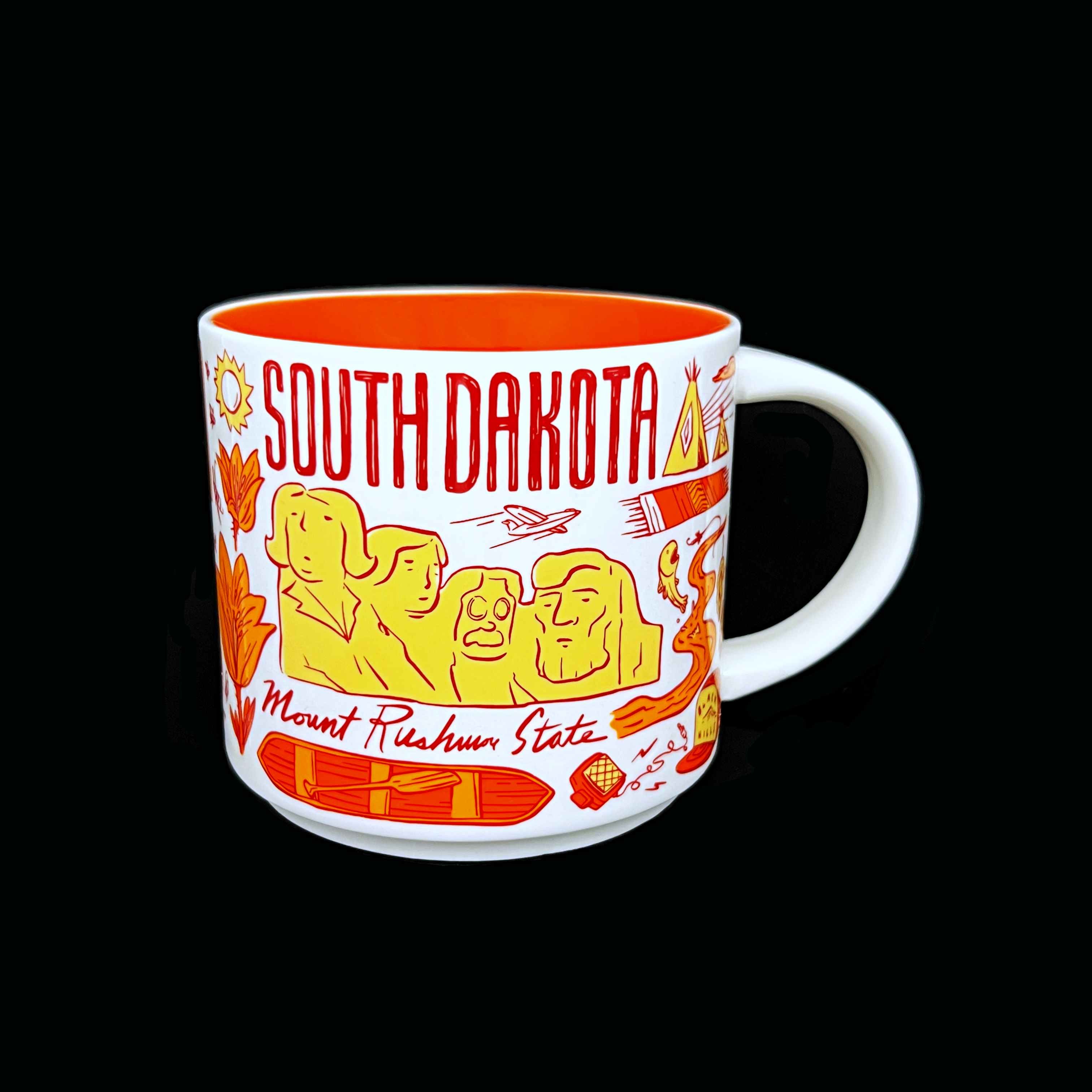 Starbucks 🇺🇸 SOUTH DAKOTA (V.1) State Kaffee Tasse - The Coffee Mug Shop
