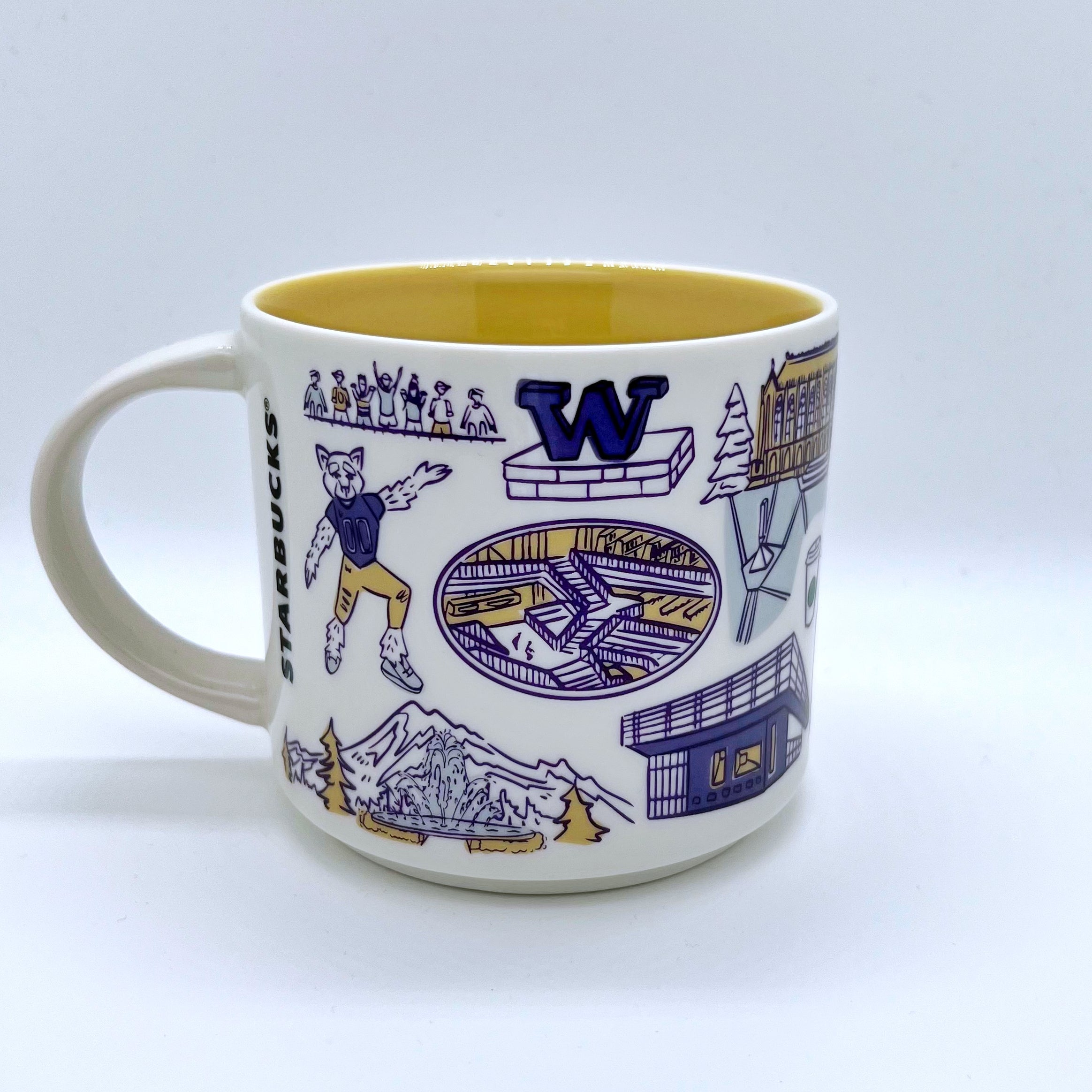 Starbucks 🇺🇸 University of Washington Kaffee Tasse - The Coffee Mug Shop