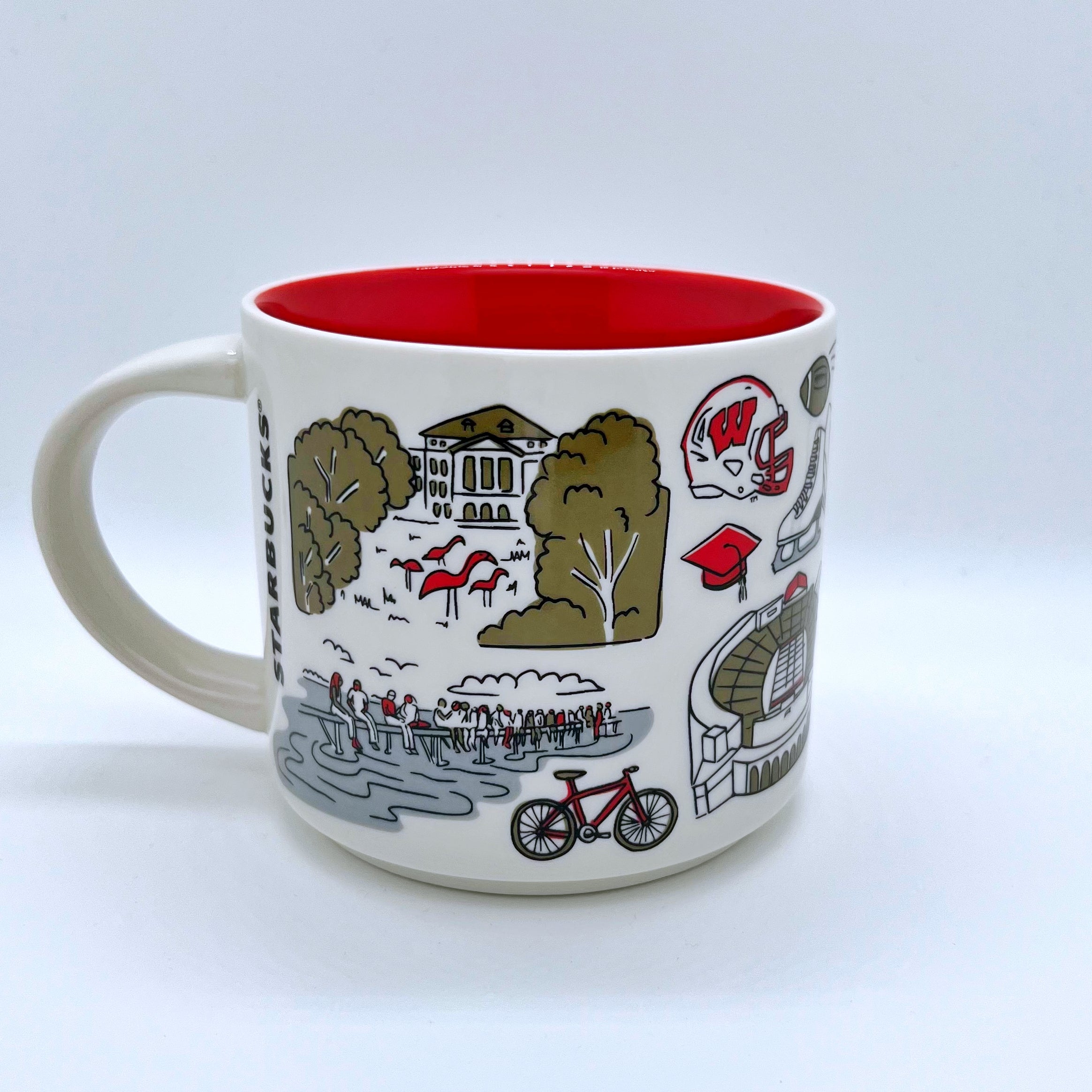 Starbucks 🇺🇸 Wisconsin University Kaffee Tasse - The Coffee Mug Shop