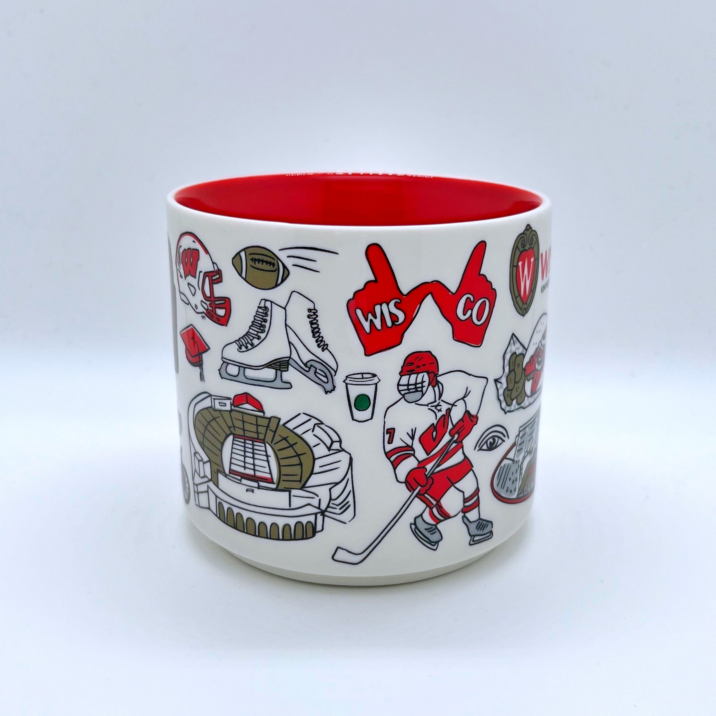 Starbucks 🇺🇸 Wisconsin University Kaffee Tasse - The Coffee Mug Shop