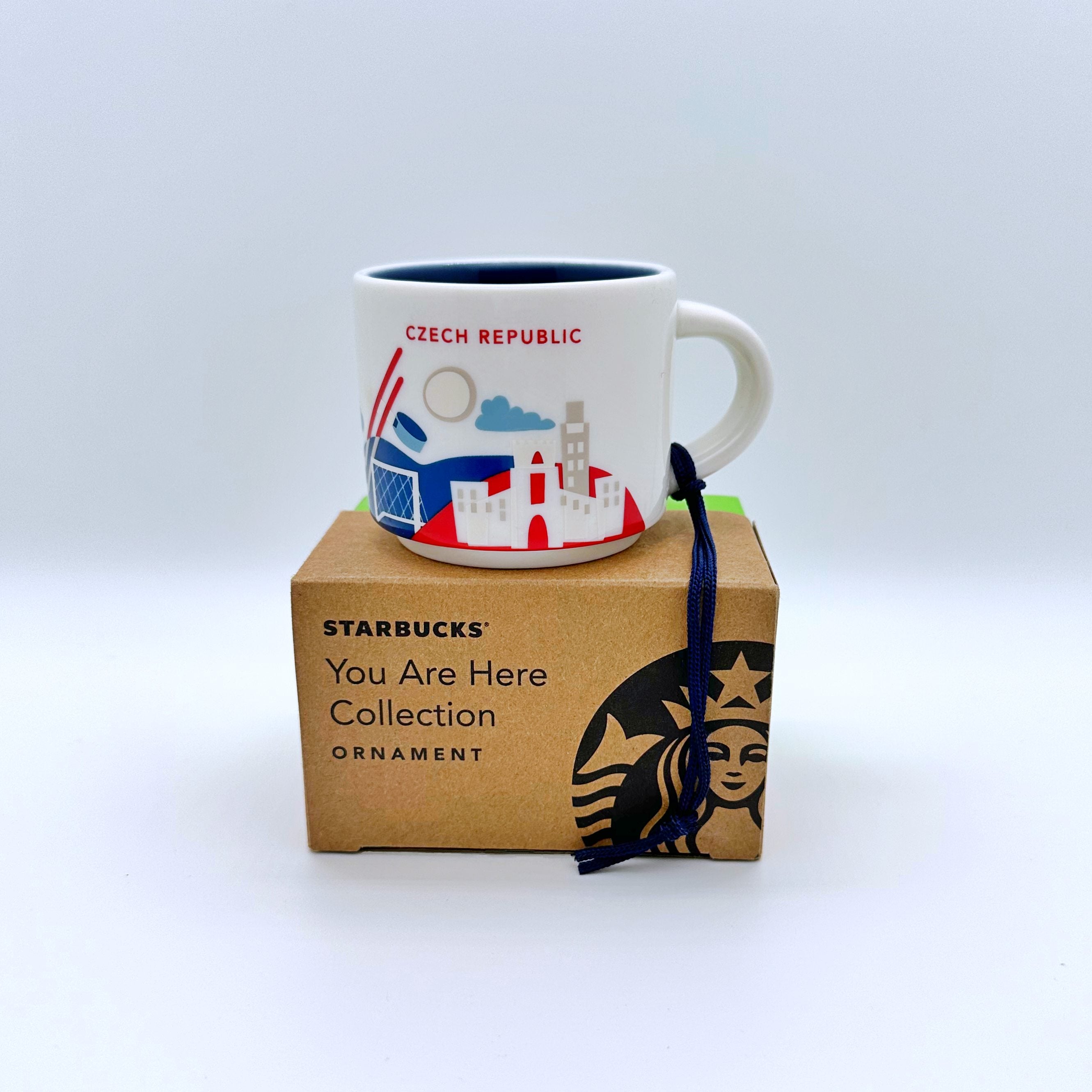 Czech Republic Espresso Kaffeetasse Ornament