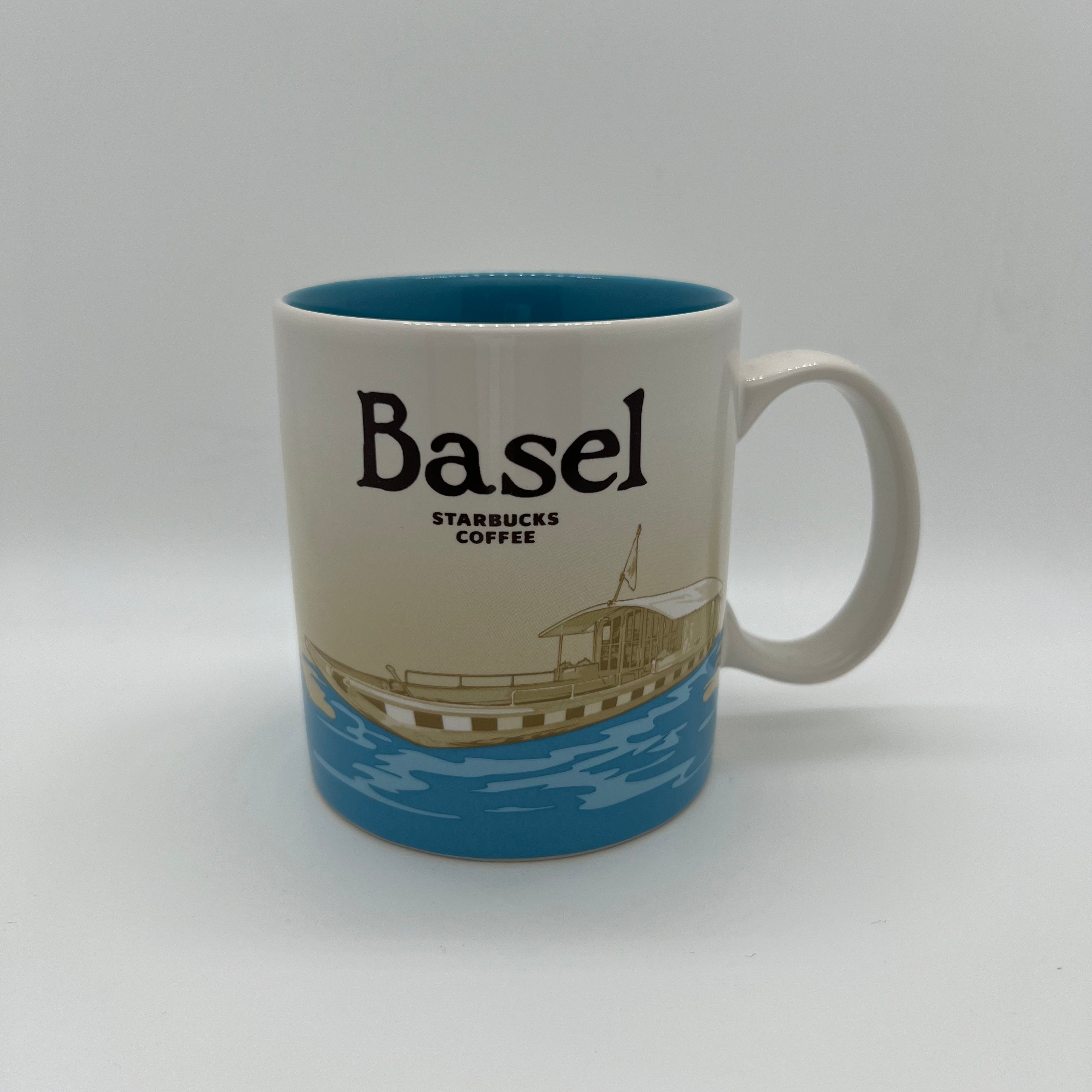 Basel Global City Icon Kaffee Tasse