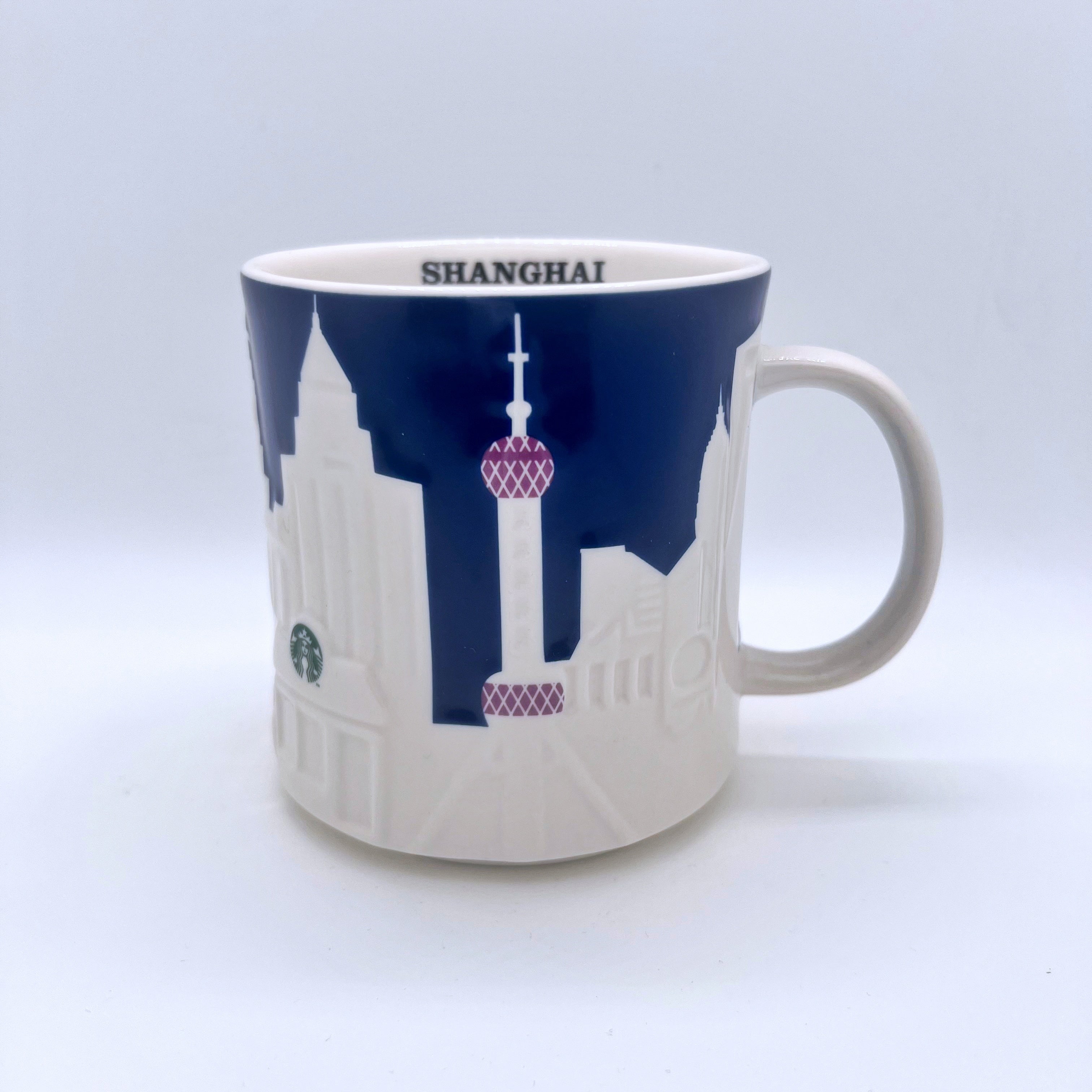 Shanghai Relief 3D City Souvenir Tasse China
