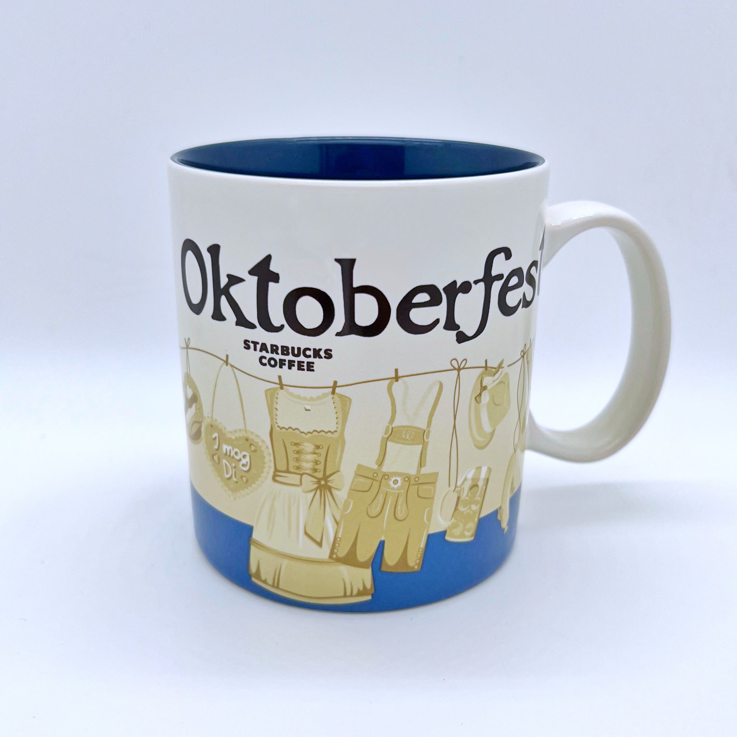 Oktoberfest Wäscheleine V.5 Global Icon Mug Kaffee Tasse