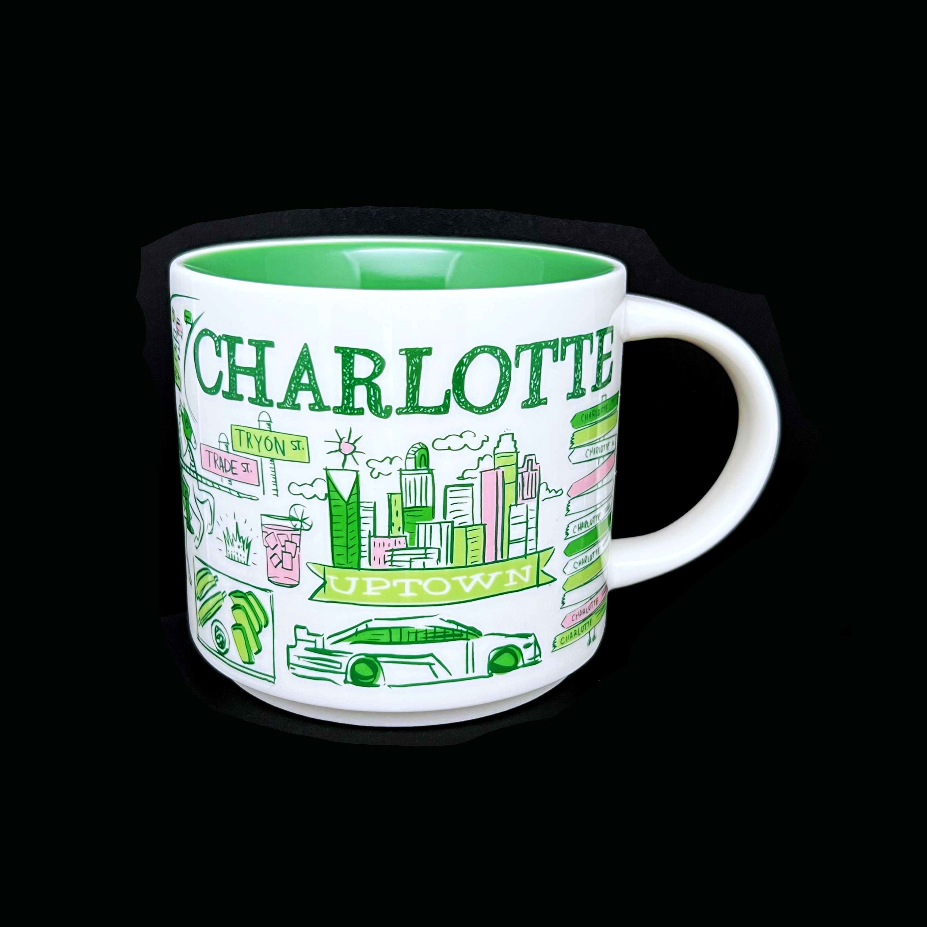 Starbucks 🇺🇸 CHARLOTTE (V.2) City Kaffee Tasse - The Coffee Mug Shop