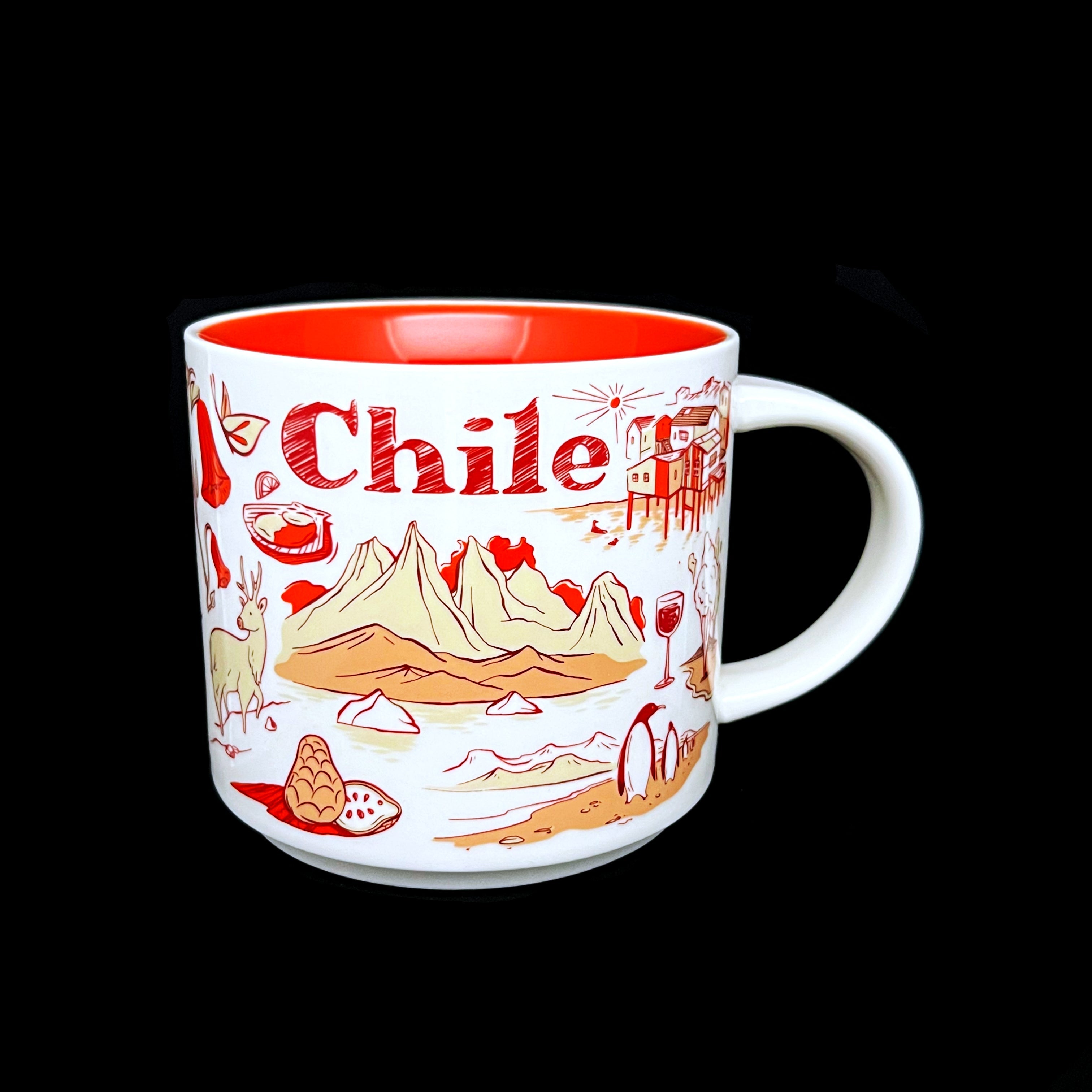 Starbucks 🇨🇱 CHILE Country Kaffee Tasse - The Coffee Mug Shop
