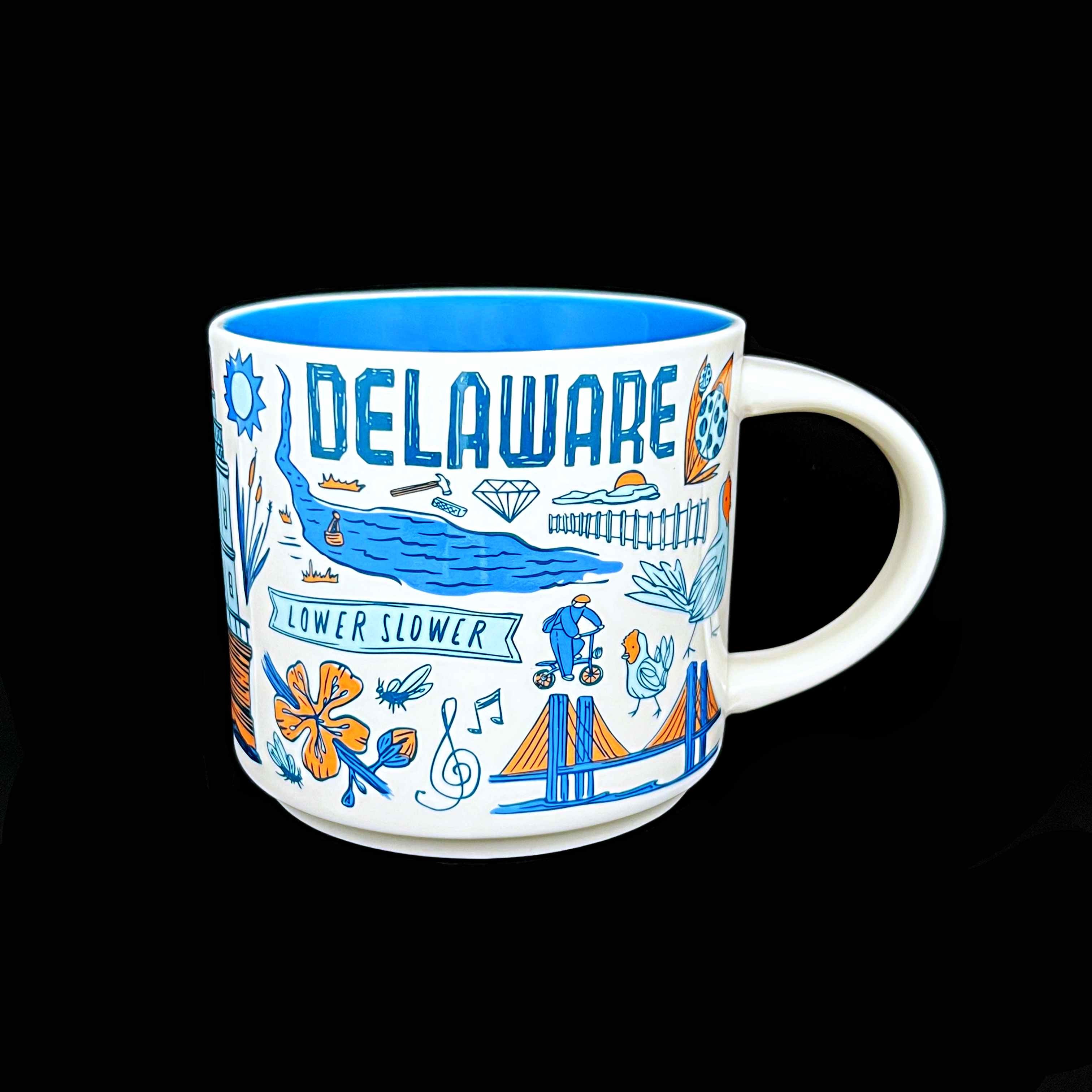 Starbucks 🇺🇸 DELAWARE (V.1) State Kaffee Tasse - The Coffee Mug Shop