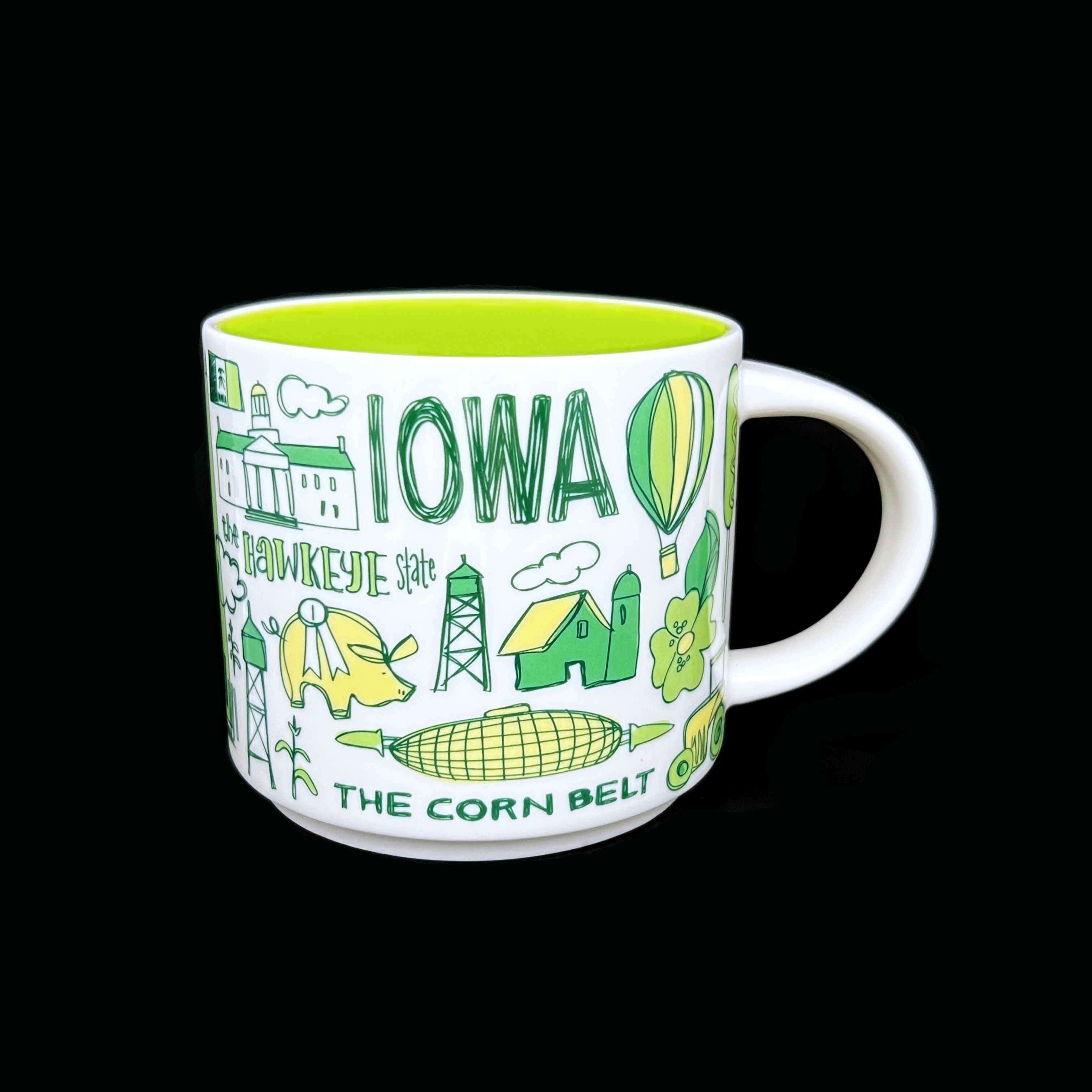 Starbucks 🇺🇸 IOWA State Kaffee Tasse - The Coffee Mug Shop