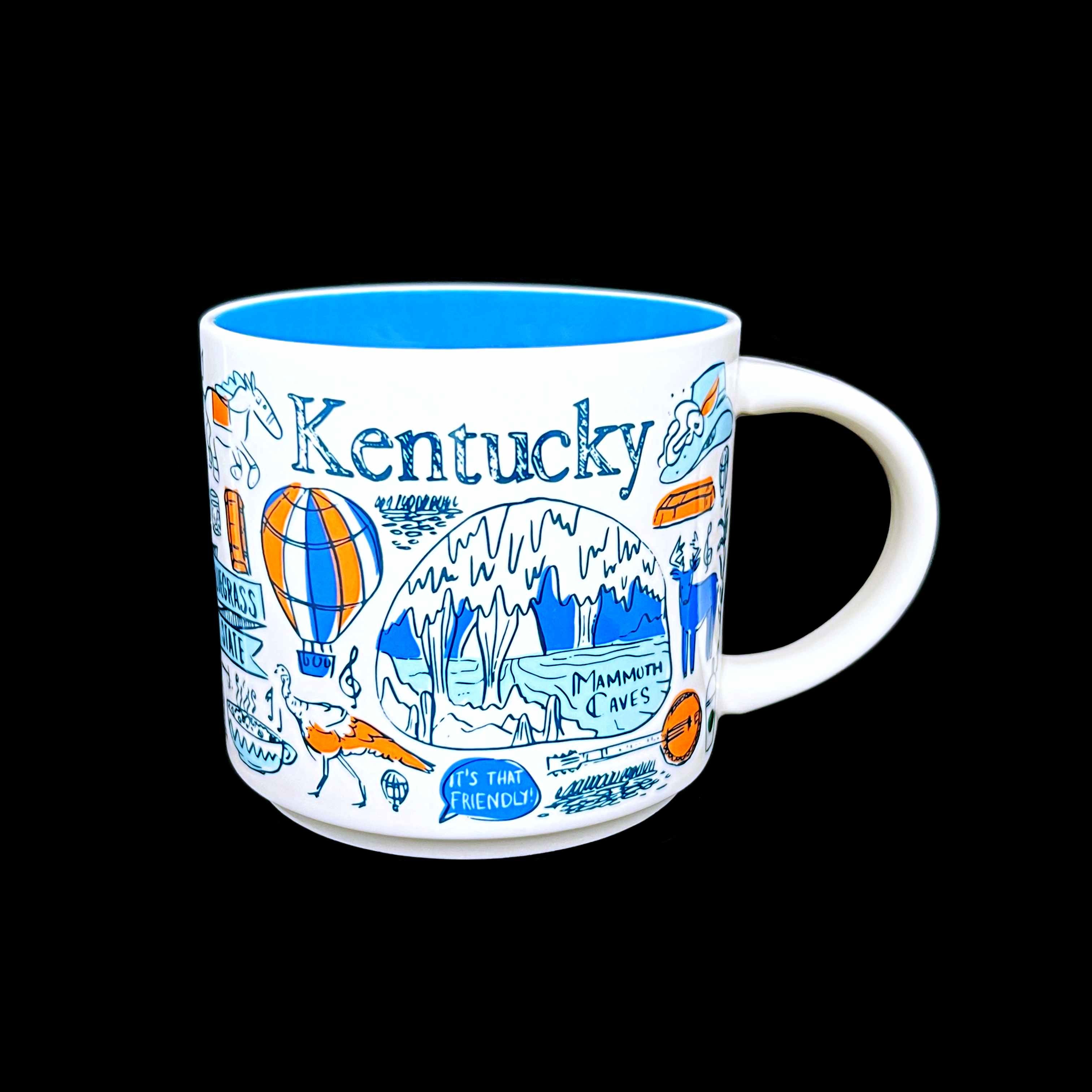 Starbucks 🇺🇸 KENTUCKY (V.1) State Kaffee Tasse - The Coffee Mug Shop
