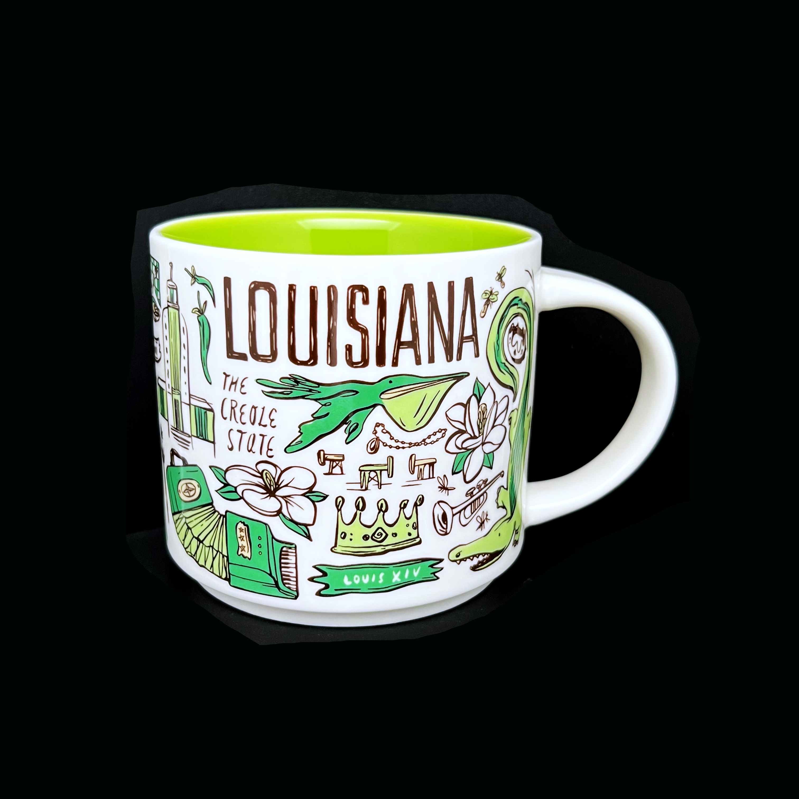 Starbucks 🇺🇸 LOUISIANA (V.2) State Kaffee Tasse - The Coffee Mug Shop