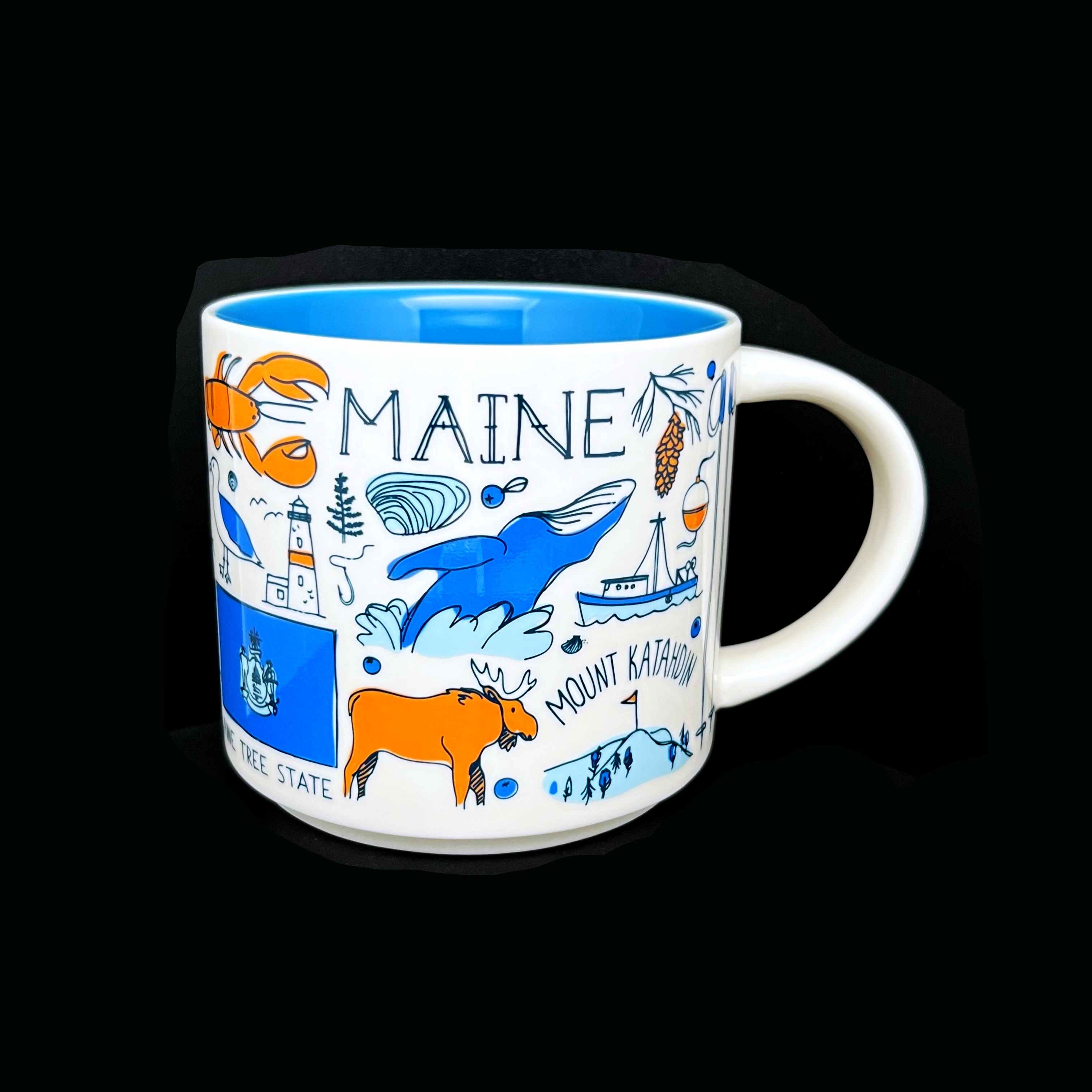 Starbucks 🇺🇸 MAINE (V.2) State Kaffee Tasse - The Coffee Mug Shop