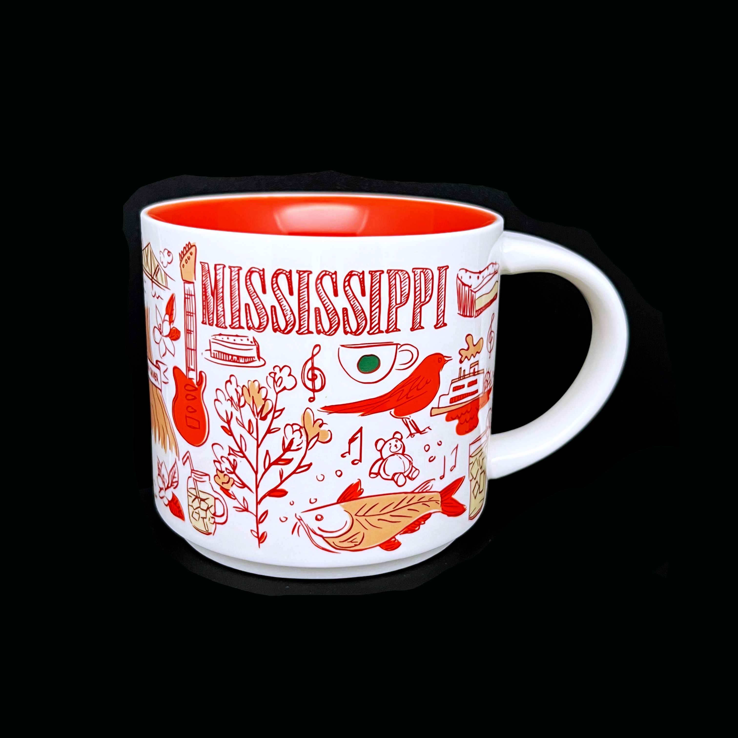 Starbucks 🇺🇸 MISSISSIPPI (V.2) State Kaffee Tasse - The Coffee Mug Shop