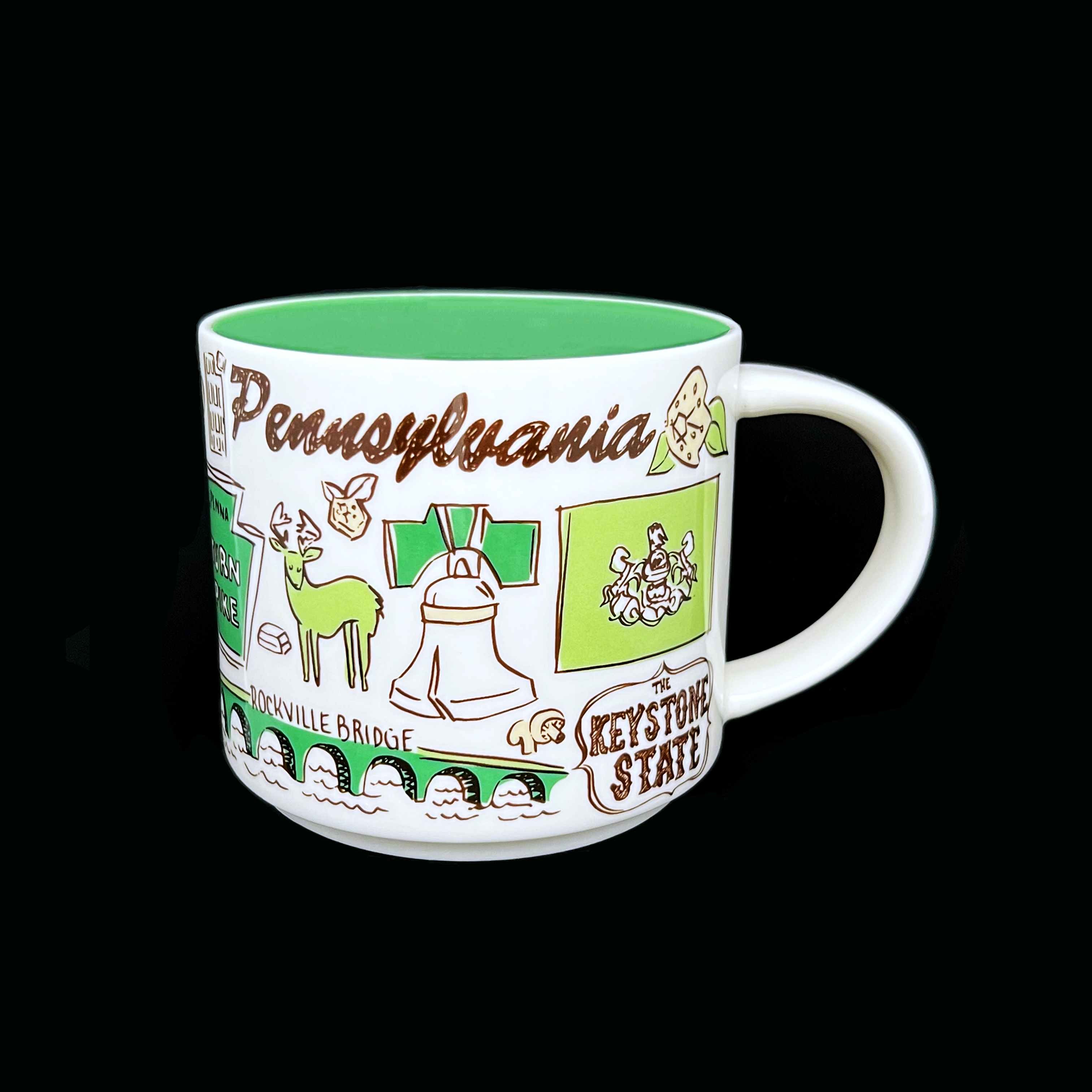 Starbucks 🇺🇸 PENNSYLVANIA State Kaffee Tasse - The Coffee Mug Shop