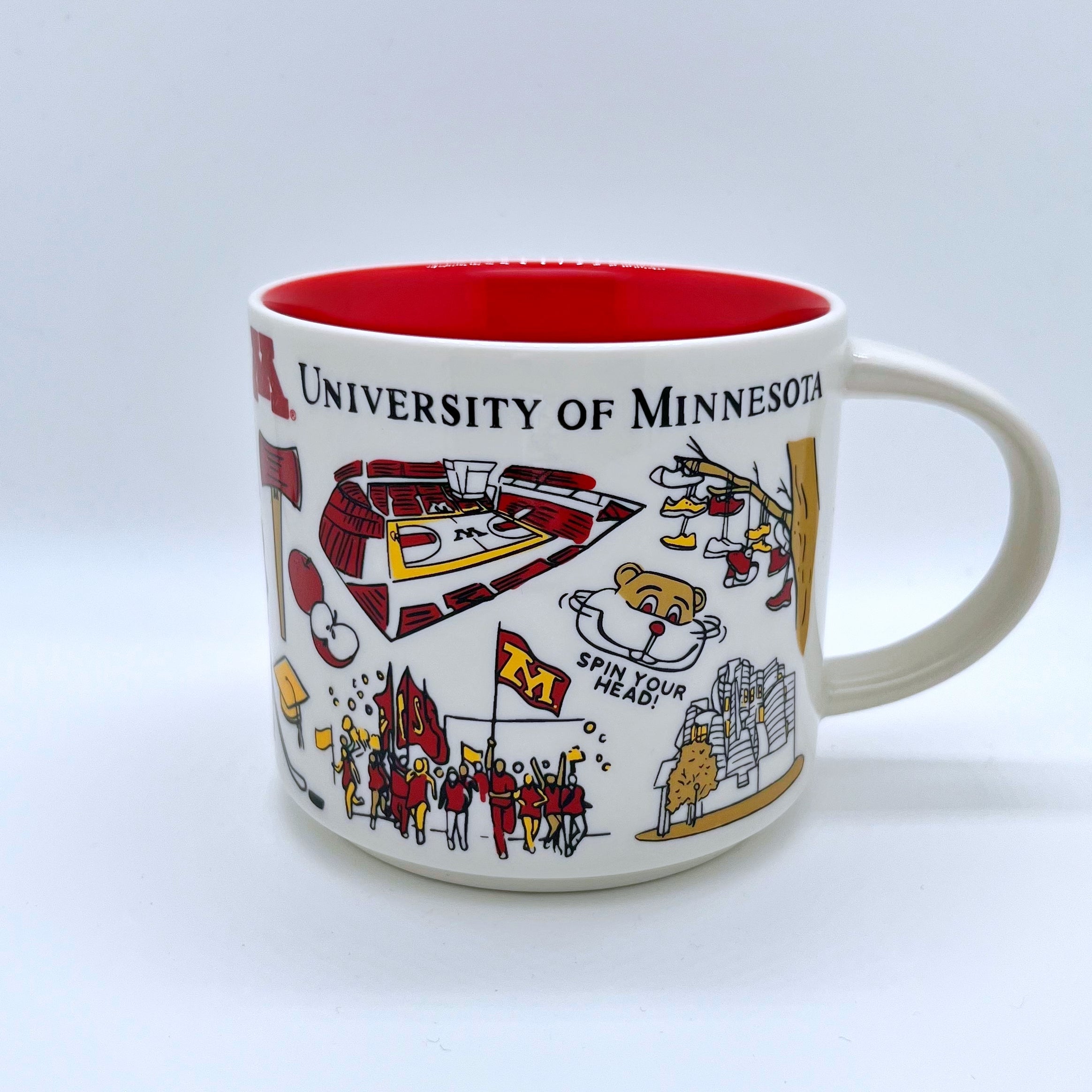 Starbucks 🇺🇸 University of Minnesota Kaffee Tasse - The Coffee Mug Shop