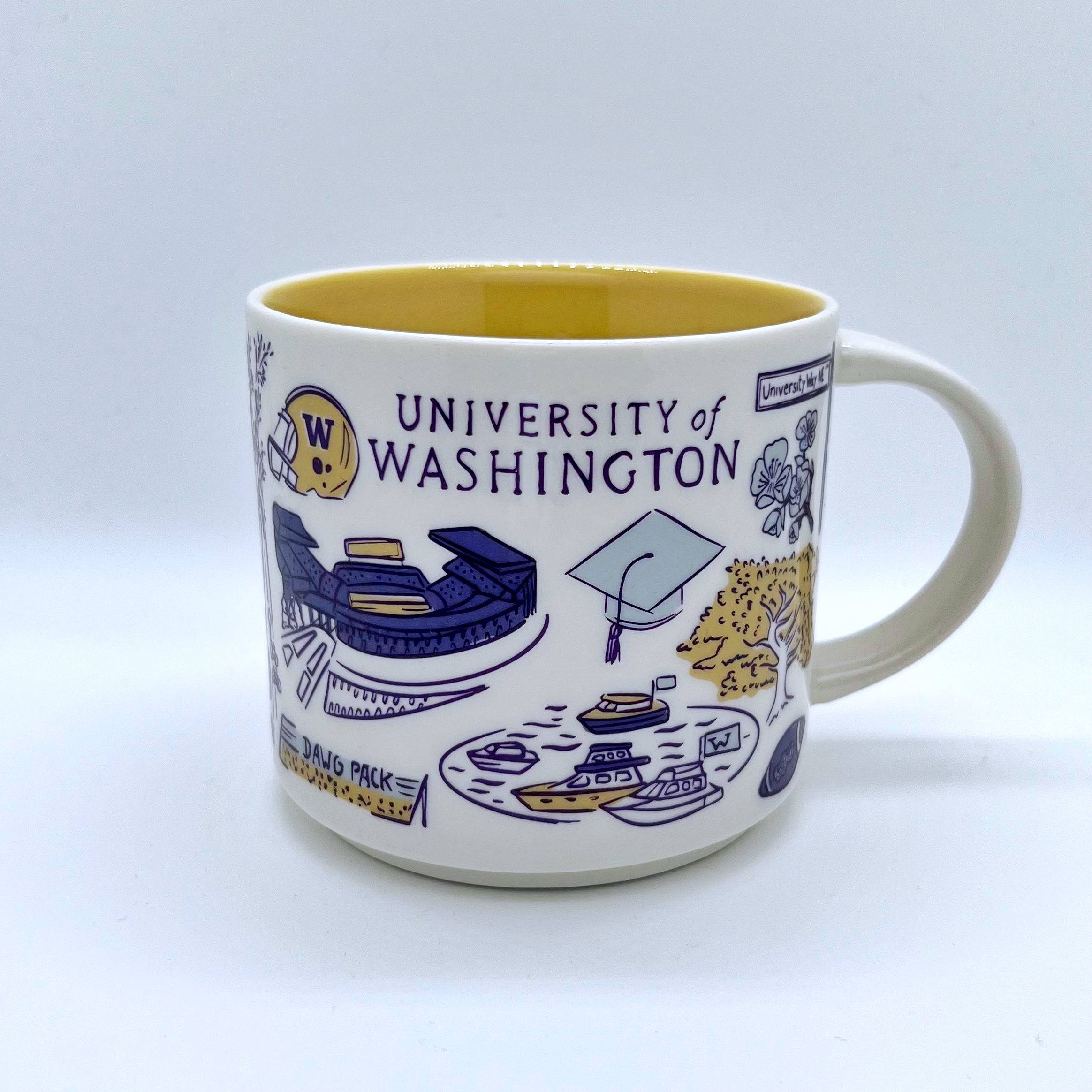 Starbucks 🇺🇸 University of Washington Kaffee Tasse - The Coffee Mug Shop