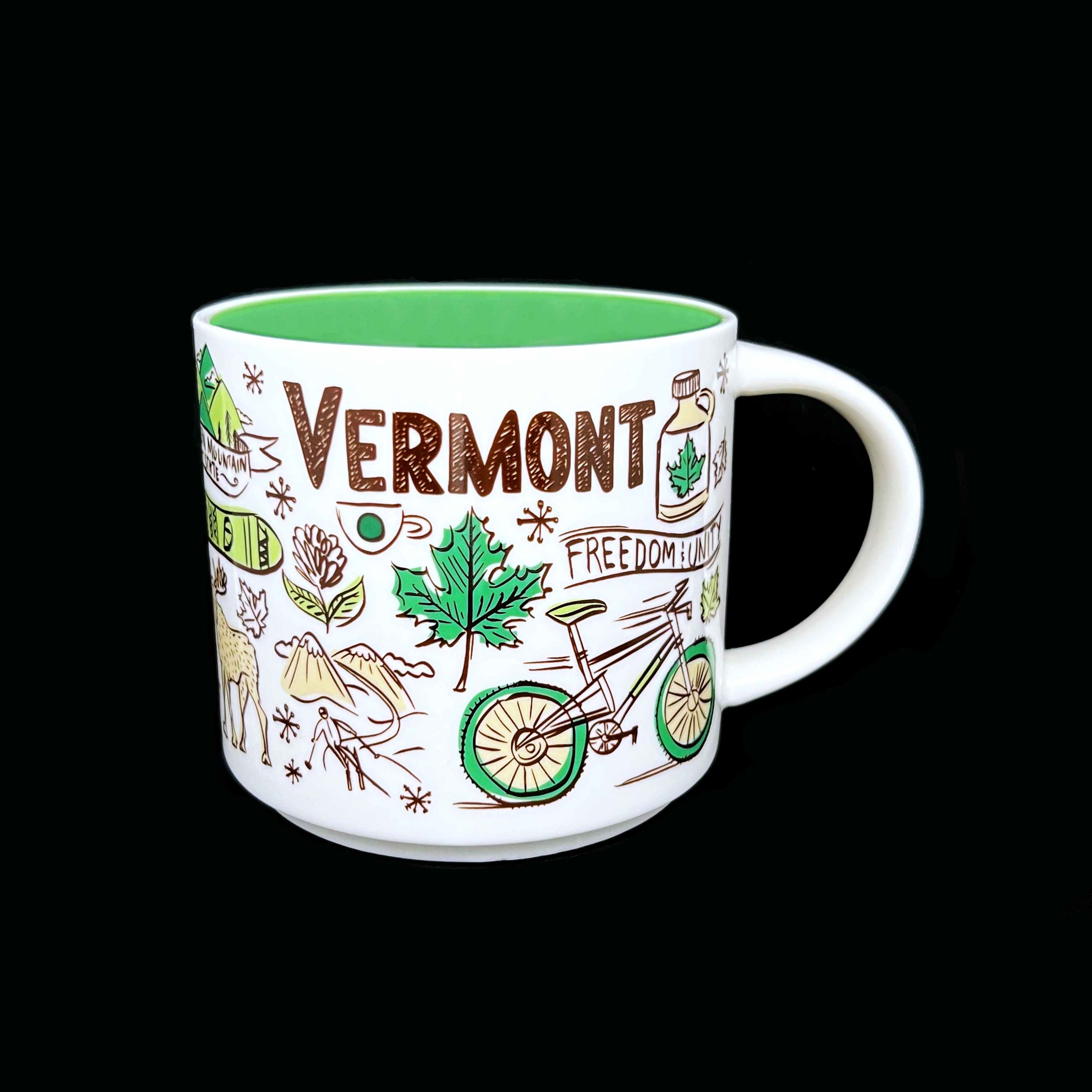 Starbucks 🇺🇸 VERMONT City Kaffee Tasse - The Coffee Mug Shop