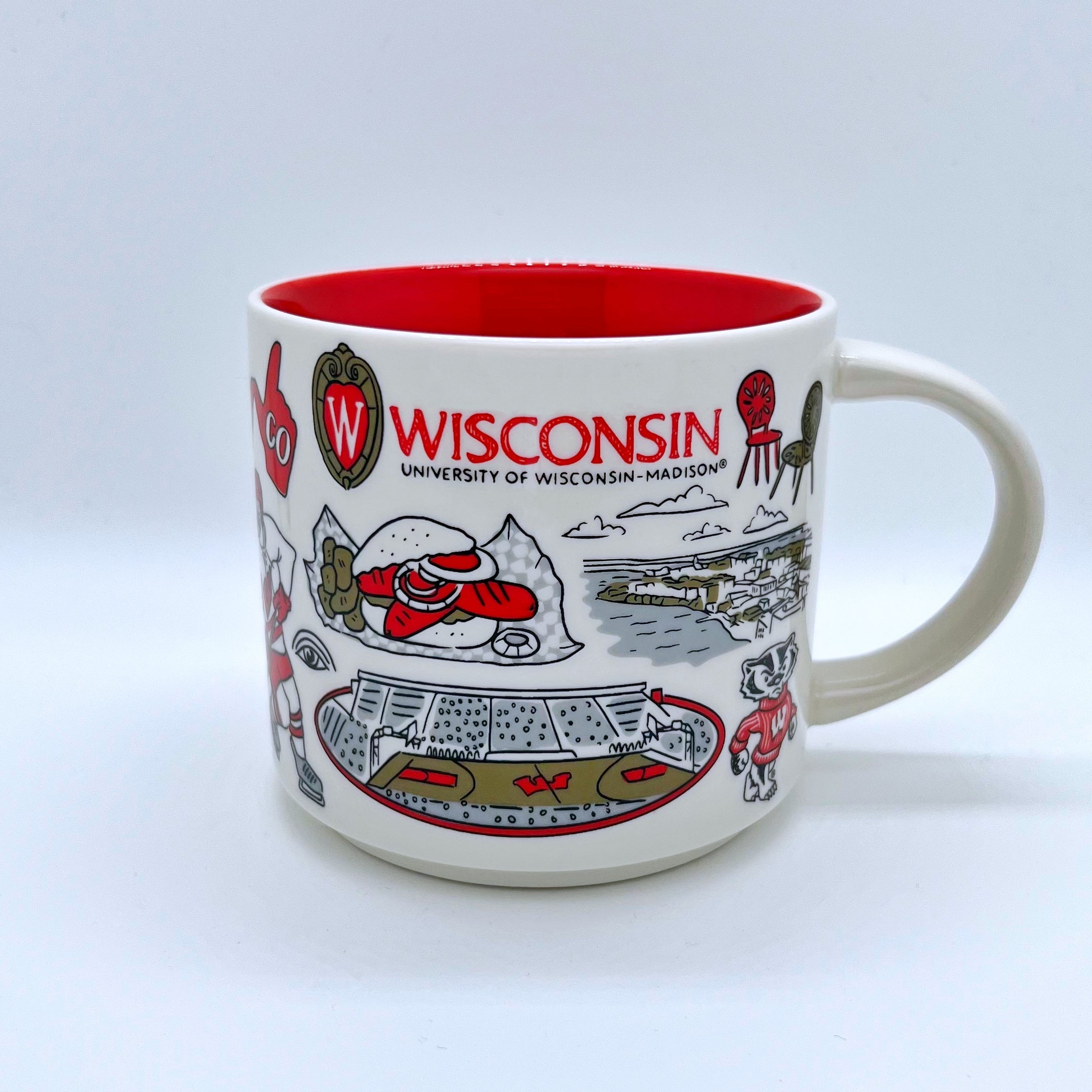 Starbucks 🇺🇸 Wisconsin University Kaffee Tasse - The Coffee Mug Shop