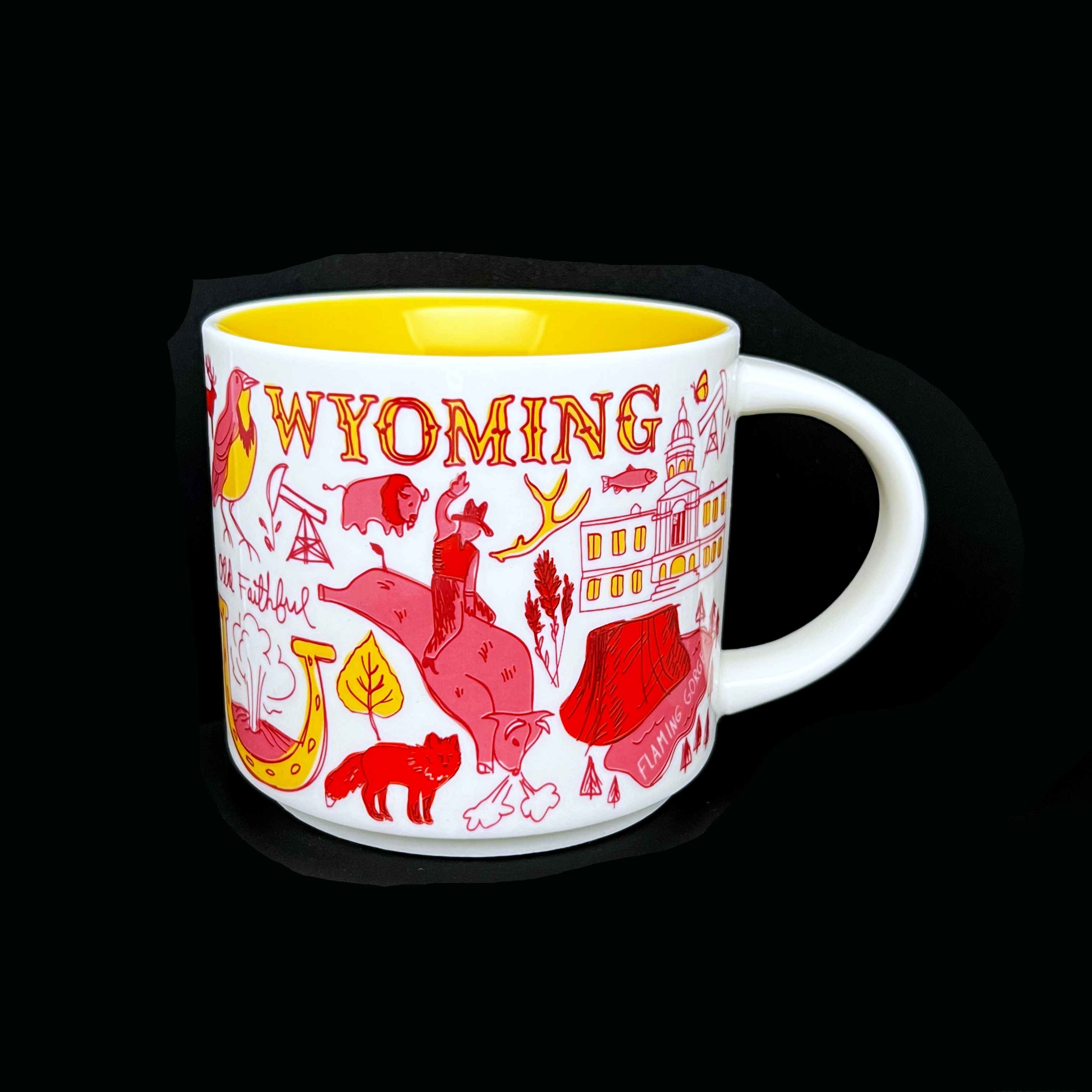 Starbucks 🇺🇸 WYOMING State Kaffee Tasse - The Coffee Mug Shop